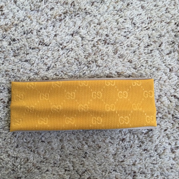 GG Headband Yellow/Mustard Hair Accessory - Picture 2 of 3